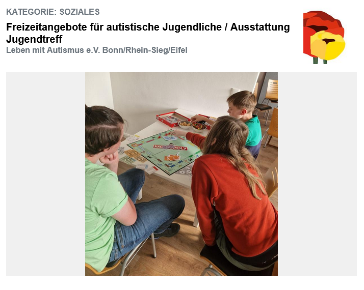 Freizeitangebote für autistische Jugendliche _ Ausstattung Jugendtreff - Hier mit Herz